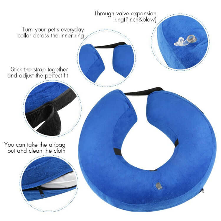 FREDOPETS Inflatable Pet Protective Collar