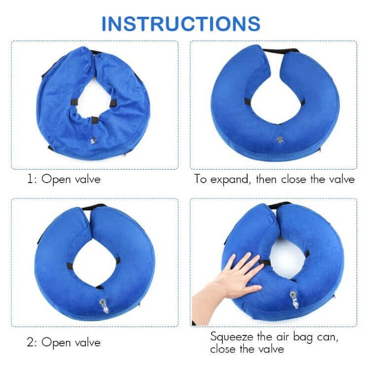 FREDOPETS Inflatable Pet Protective Collar