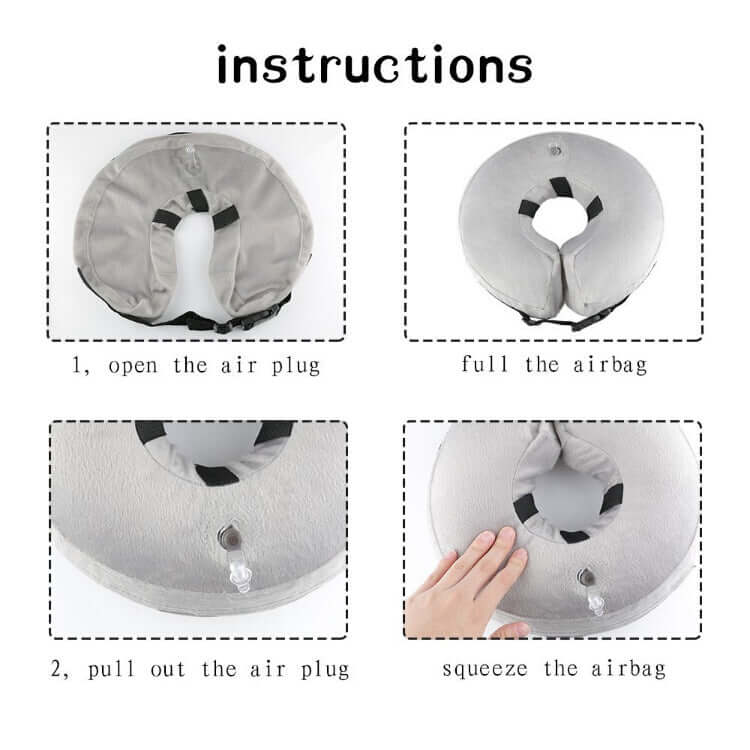 FREDOPETS Inflatable Pet Protective Collar