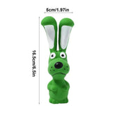 FREDOPETS Latex Hippo Squeaky Dog Toy