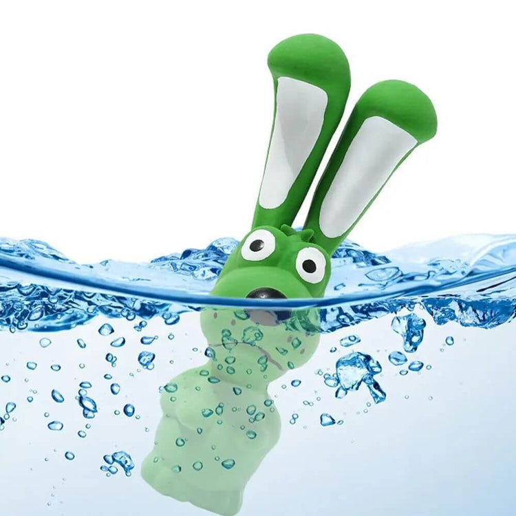 FREDOPETS Latex Hippo Squeaky Dog Toy
