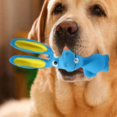 FREDOPETS Latex Hippo Squeaky Dog Toy
