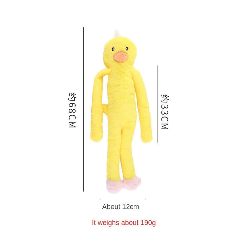 FREDOPETS Plush Squeaky Dog Companion Toy
