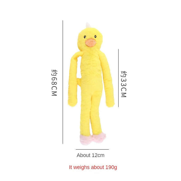 FREDOPETS Plush Squeaky Dog Companion Toy