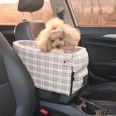 FREDOPETS Portable Pet Car Seat Booster Bed for Small Dogs and Cats