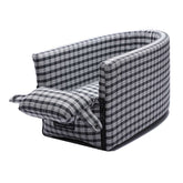 FREDOPETS Portable Pet Car Seat Booster Bed for Small Dogs and Cats
