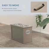 FREDOPETS Raised Pet Feeding Station with Bowls