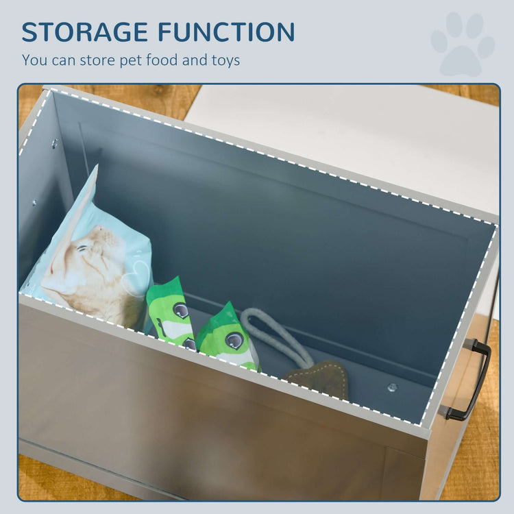 FREDOPETS Raised Pet Feeding Station with Bowls