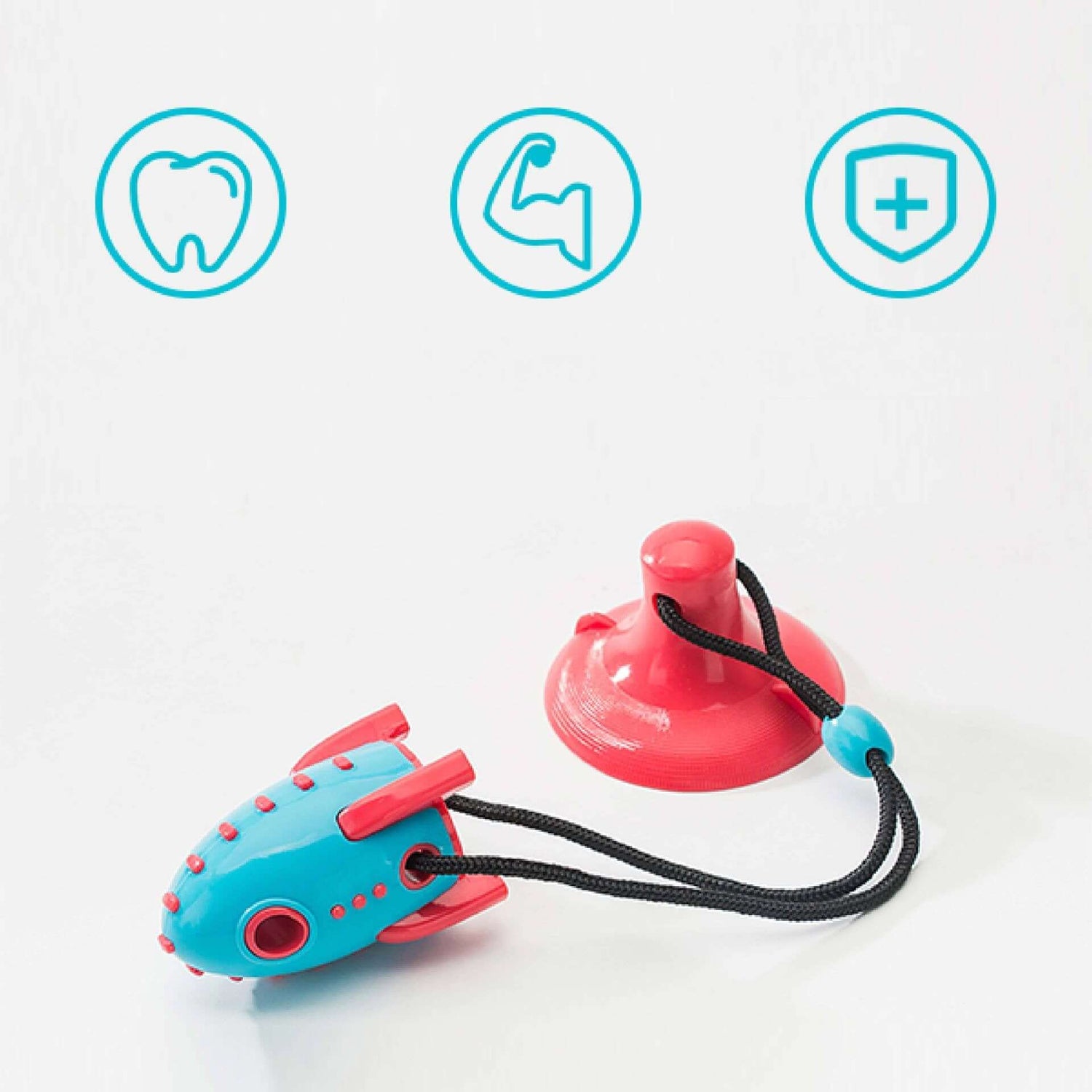 FREDOPETS Rocket Dog Treat Dispensing Toy