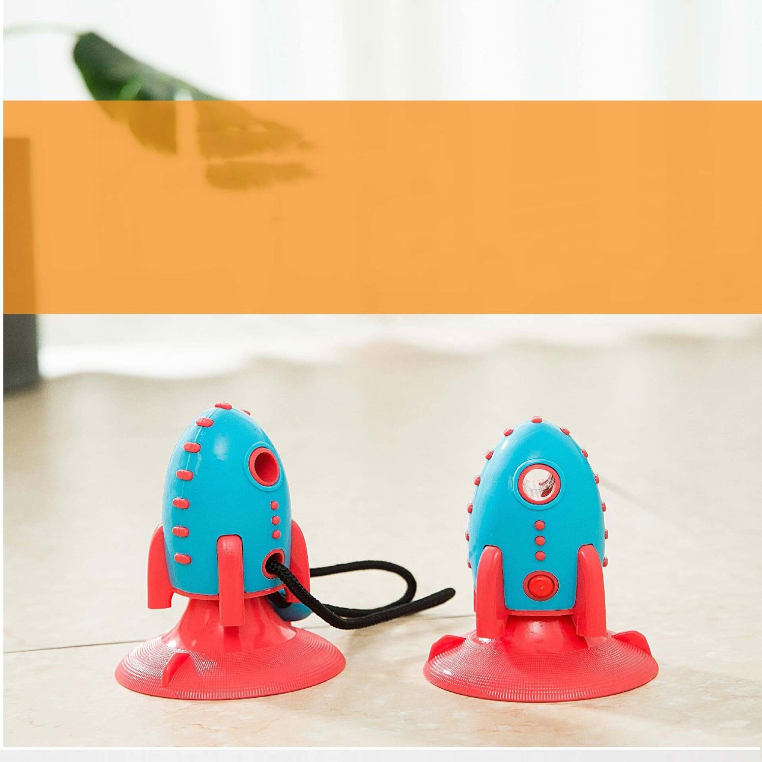 FREDOPETS Rocket Dog Treat Dispensing Toy