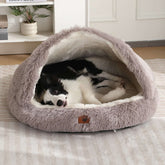 FREDOPETS Semi-Enclosed Shell Pet Bed