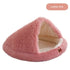 FREDOPETS Semi-Enclosed Shell Pet Bed