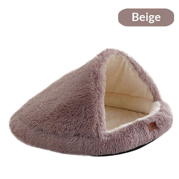 FREDOPETS Semi-Enclosed Shell Pet Bed