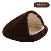 FREDOPETS Semi-Enclosed Shell Pet Bed