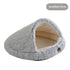 FREDOPETS Semi-Enclosed Shell Pet Bed