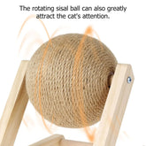 FREDOPETS Sisal Cat Scratching Ball Toy