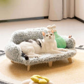 FREDOPETS Wooden Pet Bed for Dogs and Cats