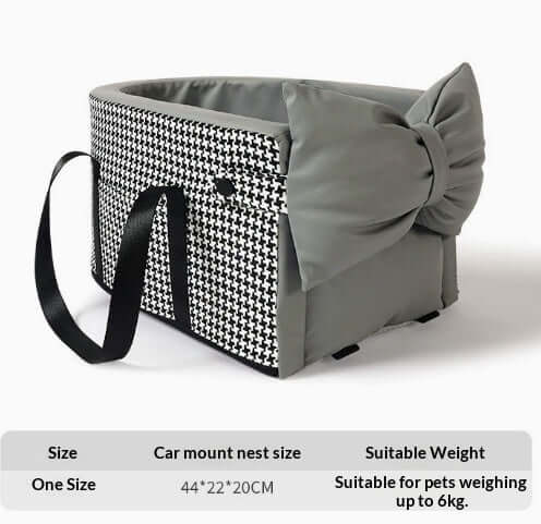 FREDOPETS Car Kennel Pet Travel Car Seat