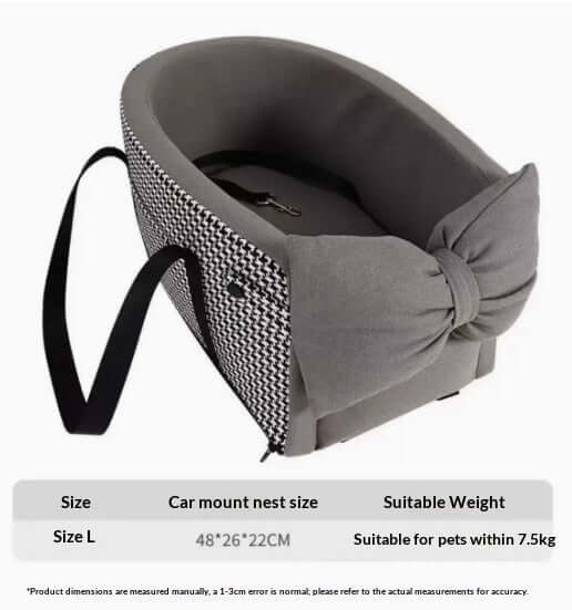 FREDOPETS Car Kennel Pet Travel Car Seat