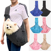 FREDOPETS Autumn Winter Crossbody Pet Carrier Bag for Cats and Dogs